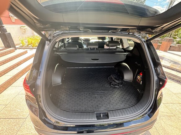 2021 Hyundai Santa Fe IV Рестайлинг, чёрный, 3200000 рублей - вид 7