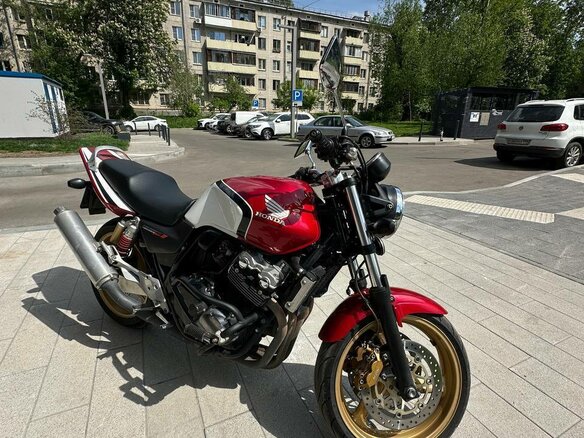 2006 Honda CB 400 Super Four, красный, 350000 рублей - вид 13