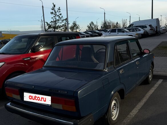 2007 Lada (ВАЗ) 2107, синий, 170000 рублей - вид 4