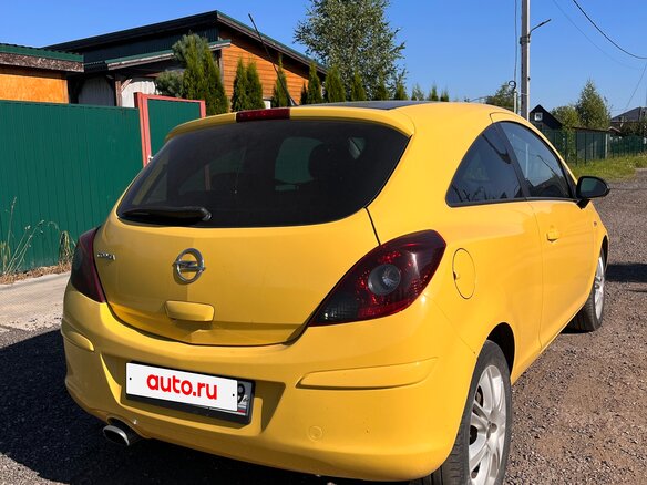 2012 Opel Corsa D Рестайлинг II, жёлтый, 610000 рублей - вид 5