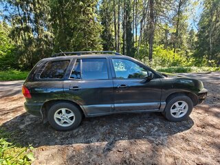 2004 Hyundai Santa Fe I, чёрный, 350000 рублей, вид 4