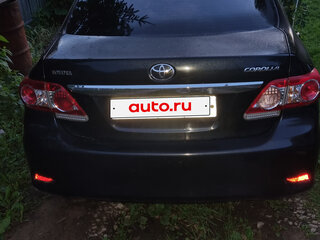 2011 Toyota Corolla X (E140, E150) Рестайлинг, чёрный, 1300000 рублей, вид 2