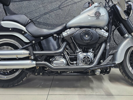2011 Harley-Davidson Fat Boy, голубой, 1179000 рублей, вид 3