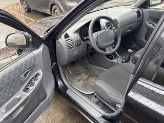 2006 Hyundai Accent ТагАЗ II, чёрный, 350000 рублей, вид 5