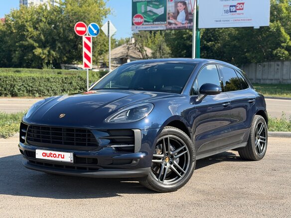 2020 Porsche Macan I Рестайлинг, синий, 4250000 рублей