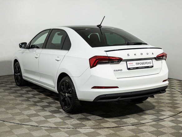 2021 Skoda Rapid II, белый, 1779700 рублей - вид 6