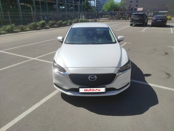 2019 Mazda 6 III (GJ) Рестайлинг 2, белый, 1650650 рублей - вид 2