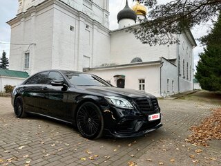 2015 Mercedes-Benz S-Класс 350 CDI BlueTEC Long 9G-TRONIC VI (W222, C217), чёрный, 4000000 рублей, вид 3