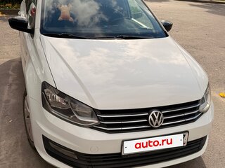 2019 Volkswagen Polo V Рестайлинг, белый, 1300000 рублей, вид 1