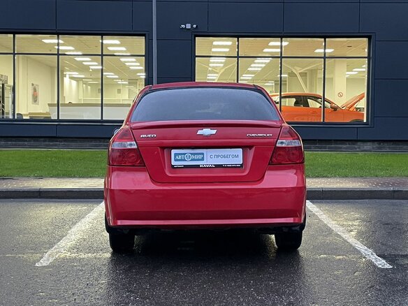 2007 Chevrolet Aveo I Рестайлинг, красный, 329000 рублей - вид 5