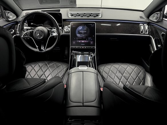 2021 Mercedes-Benz S-Класс 500 Long 4MATIC VII (W223), чёрный, 9300000 рублей - вид 7