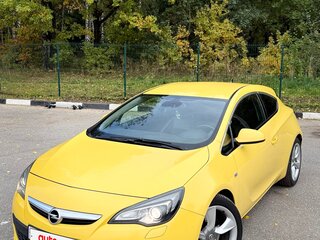 2013 Opel Astra GTC J Рестайлинг, жёлтый, 1000000 рублей, вид 5