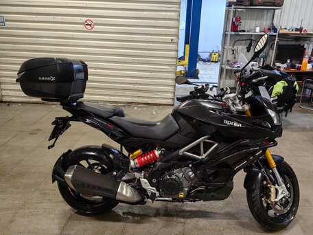 2015 Aprilia ETV 1200 Caponord, чёрный, 850000 рублей, вид 2