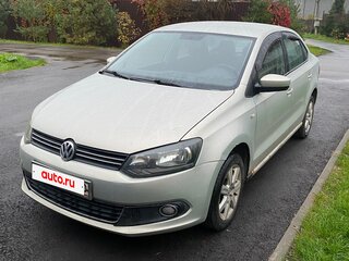 2012 Volkswagen Polo V, жёлтый, 520000 рублей, вид 2