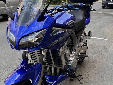 2002 Yamaha FZS1000 Fazer, синий, 385000 рублей, вид 2