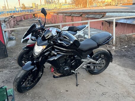 2012 Kawasaki ER-6N, чёрный, 490000 рублей, вид 5