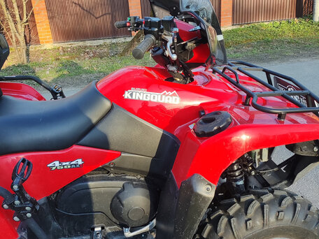 2010 Suzuki KingQuad 750, красный, 1360000 рублей, вид 3
