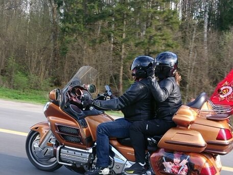 2002 Honda GL 1800 Gold Wing, оранжевый, 990000 рублей, вид 3