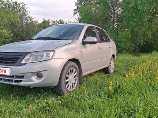 2013 Lada (ВАЗ) Granta I, серебристый, 430000 рублей, вид 1