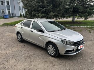 2016 Lada (ВАЗ) Vesta I, серебристый, 650000 рублей, вид 4
