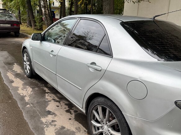 2005 Mazda 6 I (GG) Рестайлинг, серебристый - вид 1