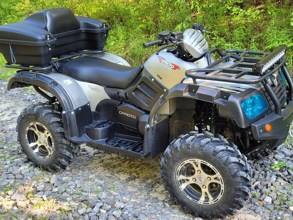 2013 CFMoto CF500-2А, серебристый - вид 4