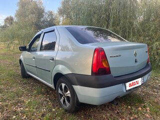2007 Renault Logan I, зелёный, 340000 рублей, вид 4