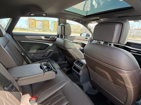 2020 Audi A7 50 TDI II (4K), синий, 5500000 рублей - вид 19