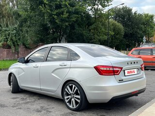 2017 Lada (ВАЗ) Vesta I, серебристый, 780000 рублей, вид 4