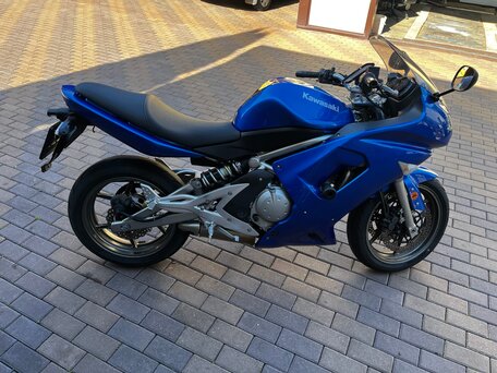 2007 Kawasaki ER-6F (Ninja 650R), синий, 370000 рублей, вид 4