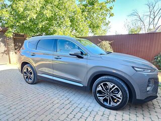 2018 Hyundai Santa Fe IV, серый, 3250000 рублей, вид 3