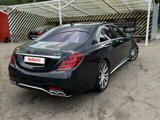 2019 Mercedes-Benz S-Класс 560 VI (W222, C217) Рестайлинг, серый, 5400000 рублей, вид 3