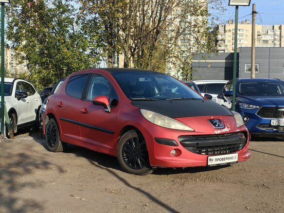 2008 Peugeot 207 I, красный, 229000 рублей - вид 3