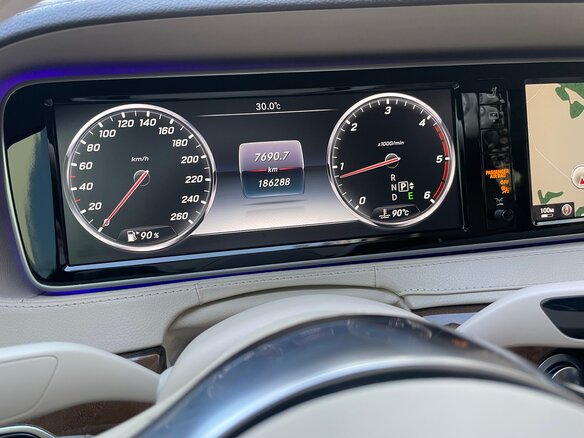2014 Mercedes-Benz S-Класс 350 CDI BlueTEC VI (W222, C217), чёрный, 3300000 рублей - вид 8