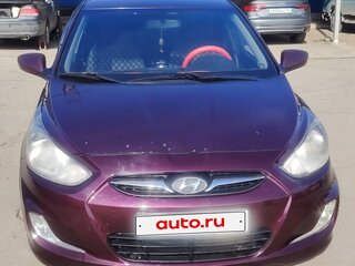 2011 Hyundai Solaris I, фиолетовый, 570000 рублей, вид 1