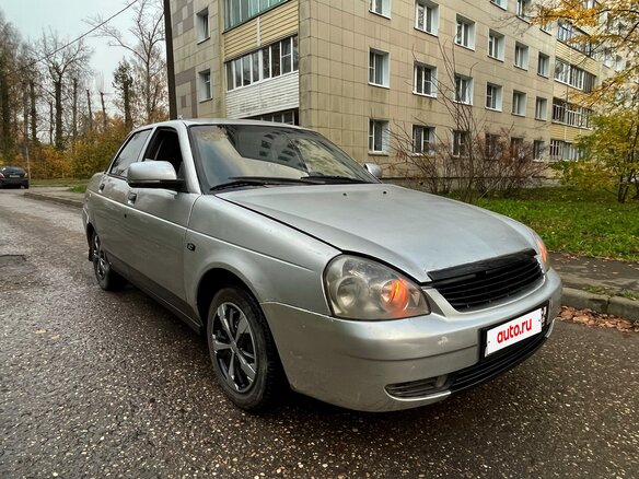 2008 Lada (ВАЗ) Priora I, серебристый, 150000 рублей - вид 5