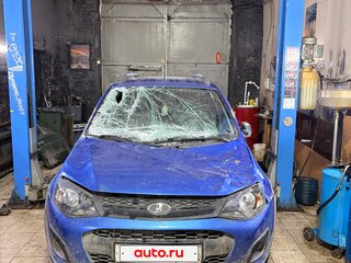 2017 Lada (ВАЗ) Kalina II, синий, 550000 рублей, вид 2