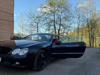 2003 Mercedes-Benz SL-Класс 500 7-speed V (R230), чёрный, 1750000 рублей, вид 2