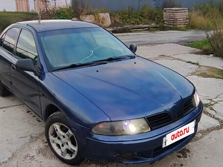 2003 Mitsubishi Carisma I Рестайлинг, синий, 110000 рублей, вид 2