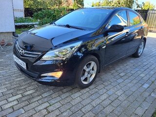 2016 Hyundai Solaris I Рестайлинг, чёрный, 780000 рублей, вид 2