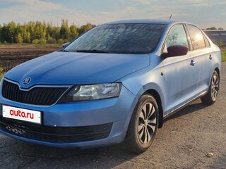 2014 Skoda Rapid I, синий, 550000 рублей, вид 2