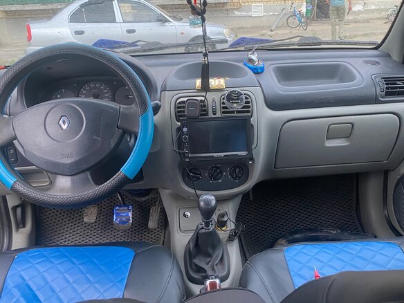 2004 Renault Symbol I Рестайлинг, серый, 380000 рублей - вид 8