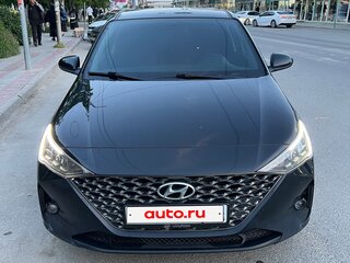 2020 Hyundai Solaris II Рестайлинг, чёрный, 1460000 рублей, вид 4