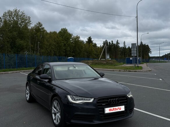 2014 Audi A6 IV (C7), чёрный, 1500000 рублей - вид 1