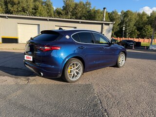 2021 Alfa Romeo Stelvio I Рестайлинг, синий, 3600000 рублей, вид 2