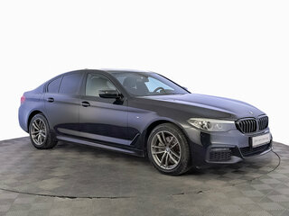 2019 BMW 5 серии 520d xDrive VII (G30/G31/G38), чёрный, 3100000 рублей, вид 3