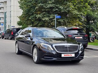 2016 Mercedes-Benz S-Класс 400 Long VI (W222, C217), чёрный, 2749000 рублей, вид 3