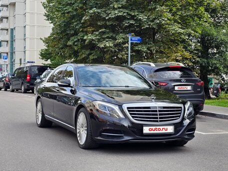 2016 Mercedes-Benz S-Класс 400 Long VI (W222, C217), чёрный, 2749000 рублей, вид 3