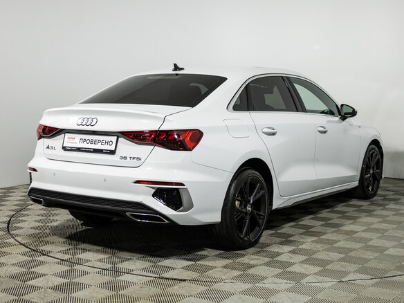 2021 Audi A3 35 TFSI IV (8Y), белый, 2925900 рублей - вид 4