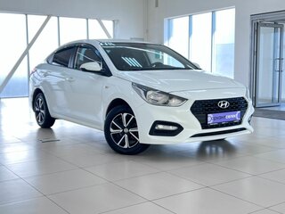 2018 Hyundai Solaris II, белый, 1285000 рублей, вид 3